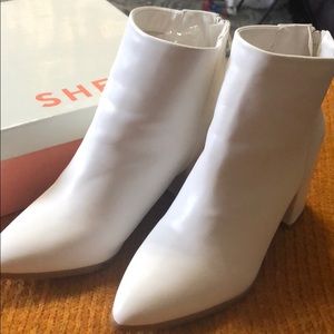 Croc Embossed Side Zip Chunky Boots